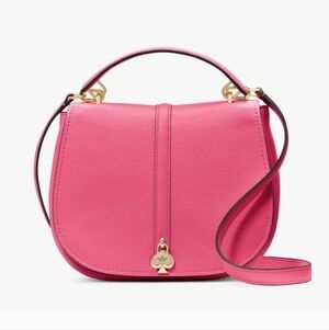Kate Spade Kayla Pebbled Leather Saddle